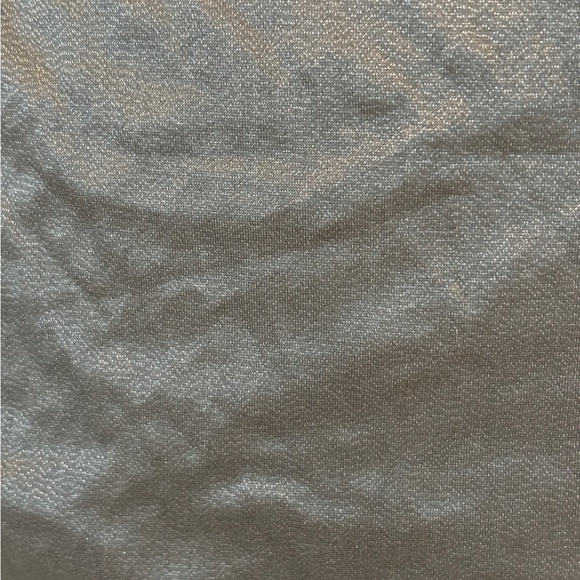 BCBGMAXAZRIA Metallic Gunmetal Ruched Skirt Size 2 - Picture 5 of 8